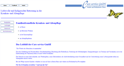 Desktop Screenshot of care-service-sbk.de